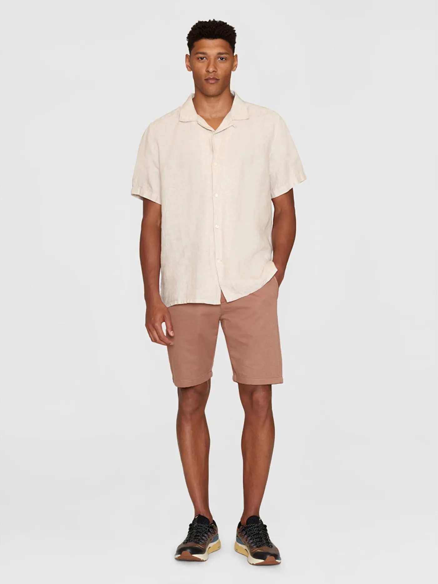 KNOWLEDGE COTTON APPAREL | Leinenhemd | beige